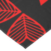 Scandinavisch rood kersthert tafelkleed (Gekanteld)