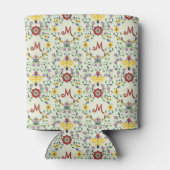 Scandinavisch Rosemaling Monogram Patroon Nordic Blikjeskoeler (Achterkant)