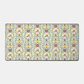 Scandinavisch Rosemaling Monogram Patroon Nordic Bureaumat (Voorkant)