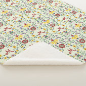 Scandinavisch Rosemaling Monogram Patroon Nordic Sherpa Deken (3/4)