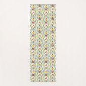 Scandinavisch Rosemaling Monogram Patroon Nordic Yogamat (Voorkant)