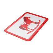 Scandinavisch schommelpaard badmat (Gekanteld)