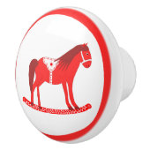 Scandinavisch schommelpaard keramische knop (Rechts)