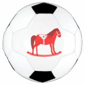 Scandinavisch schommelpaard voetbal (Voorkant)