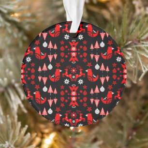 Scandinavisch seizoensgebonden interieur ornament