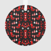 Scandinavisch seizoensgebonden interieur ornament (achterkant)