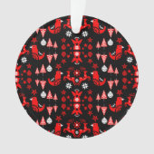 Scandinavisch seizoensgebonden interieur ornament (voorkant)