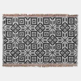 Scandinavisch Selburose-kerstpatroon Deken