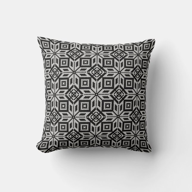 Scandinavisch Selburose-kerstpatroon Kussen (Voorkant)