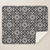 Scandinavisch Selburose-kerstpatroon Sherpa Deken (Voorkant (horizontaal))