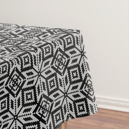 Scandinavisch Selburose-kerstpatroon Tafelkleed (Voorbeeld)