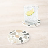 Scandinavisch stenen Onderzetter Terrazzo (Zijkant)