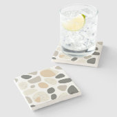 Scandinavisch stenen Onderzetter Terrazzo (Zijkant)