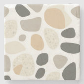 Scandinavisch stenen Onderzetter Terrazzo (Voorkant)