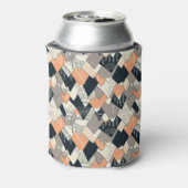 Scandinavisch stijlbergpatroon blikjeskoeler (Blikje Achterkant)