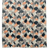 Scandinavisch stijlbergpatroon douchegordijn (Voorkant)