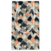 Scandinavisch stijlbergpatroon klein cadeauzakje (Voorkant)