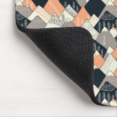 Scandinavisch stijlbergpatroon muismat (Hoek)