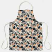 Scandinavisch stijlbergpatroon schort (Voorkant)