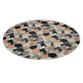 Scandinavisch stijlbergpatroon snijplank (Hoek)