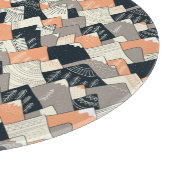 Scandinavisch stijlbergpatroon snijplank (Hoek)