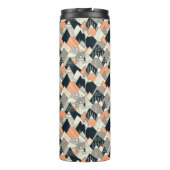 Scandinavisch stijlbergpatroon thermosbeker (Achterkant)