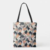 Scandinavisch stijlbergpatroon tote bag (Achterkant)