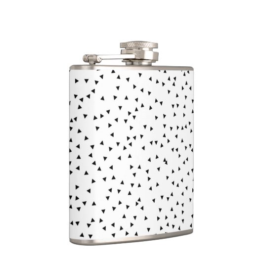 Scandinavisch stijldriehoekspatroon heupfles (Rechts)