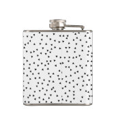 Scandinavisch stijldriehoekspatroon heupfles (Achterkant)