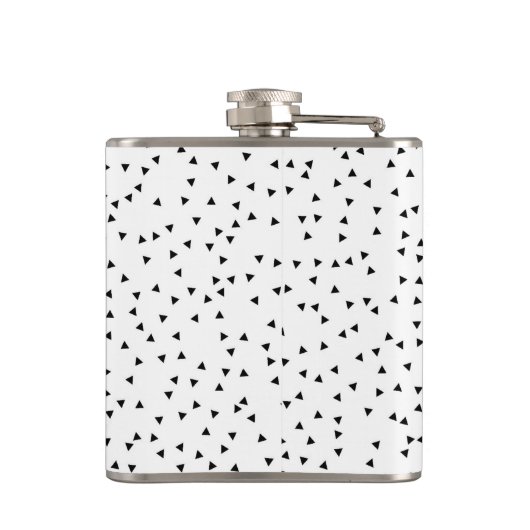 Scandinavisch stijldriehoekspatroon heupfles (Achterkant)