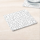 Scandinavisch stijldriehoekspatroon kartonnen onderzetters (Schuin)