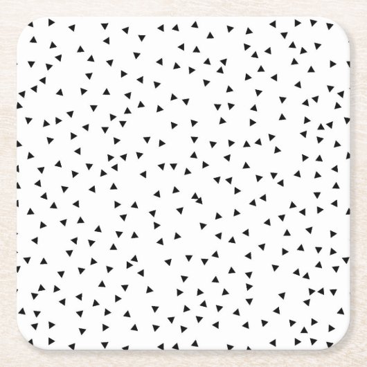 Scandinavisch stijldriehoekspatroon kartonnen onderzetters (Voorkant)