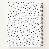 Scandinavisch stijldriehoekspatroon notitieboek (Achterkant)