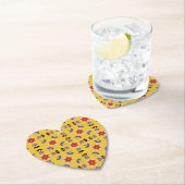 Scandinavisch stijlgeometric Floral Pattern Kartonnen Onderzetters (Insitu)