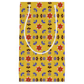 Scandinavisch stijlgeometric Floral Pattern Klein Cadeauzakje (Voorkant)