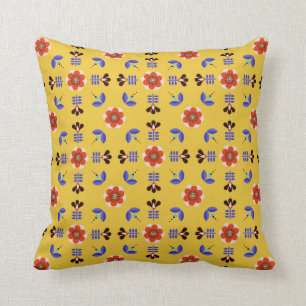 Scandinavisch stijlgeometric Floral Pattern Kussen