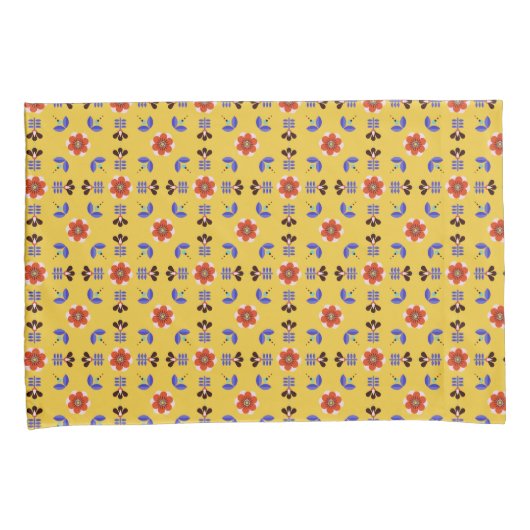 Scandinavisch stijlgeometric Floral Pattern Kussensloop (Voorkant-Rechts)