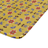 Scandinavisch stijlgeometric Floral Pattern Snijplank (Hoek)