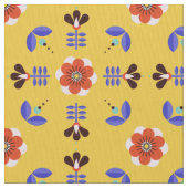 Scandinavisch stijlgeometric Floral Pattern Stof (Close Up)