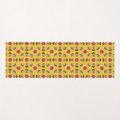 Scandinavisch stijlgeometric Floral Pattern Yogamat (Voorkant (horizontaal))