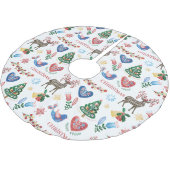 Scandinavisch stijlpatroon in Scandinavië Kerstboom Rok (Gekanteld)