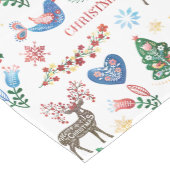 Scandinavisch stijlpatroon in Scandinavië Medium Tafelloper (Hoek)