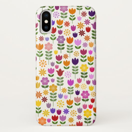 Scandinavisch stijlventilatorpatroon Case-Mate iPhone case (Achterkant)