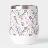 Scandinavisch tulp bloemmotief (Achterkant)