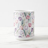 Scandinavisch tulp bloemmotief koffiemok (Center)