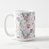 Scandinavisch tulp bloemmotief koffiemok (Links)