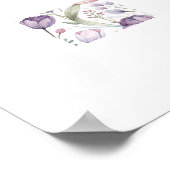 Scandinavisch tulp bloemmotief poster (Hoek)