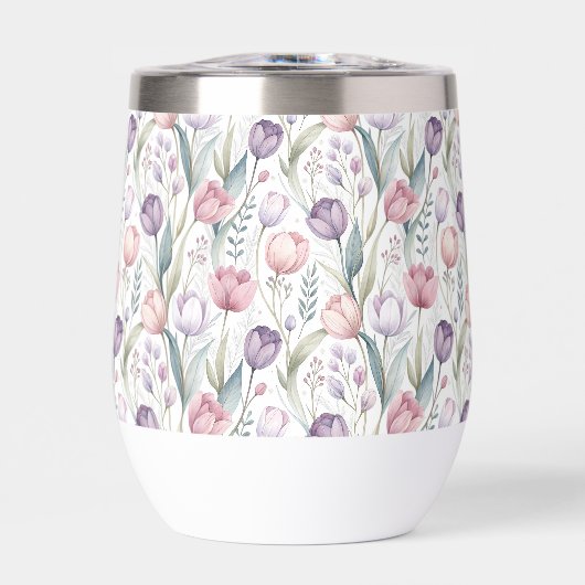 Scandinavisch tulpenbloempatroon (Voorkant)