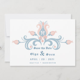 Scandinavisch volk save the date