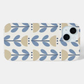 Scandinavisch Volkse Bloem Streeppatroon Case-Mate iPhone Case (Achterkant (horizontaal))